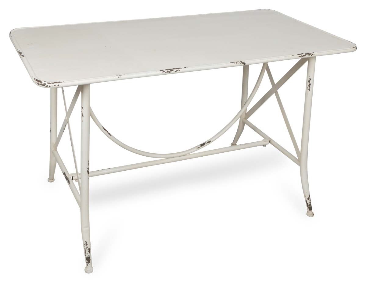 Metal Six Seater Rectangular Table-abc
