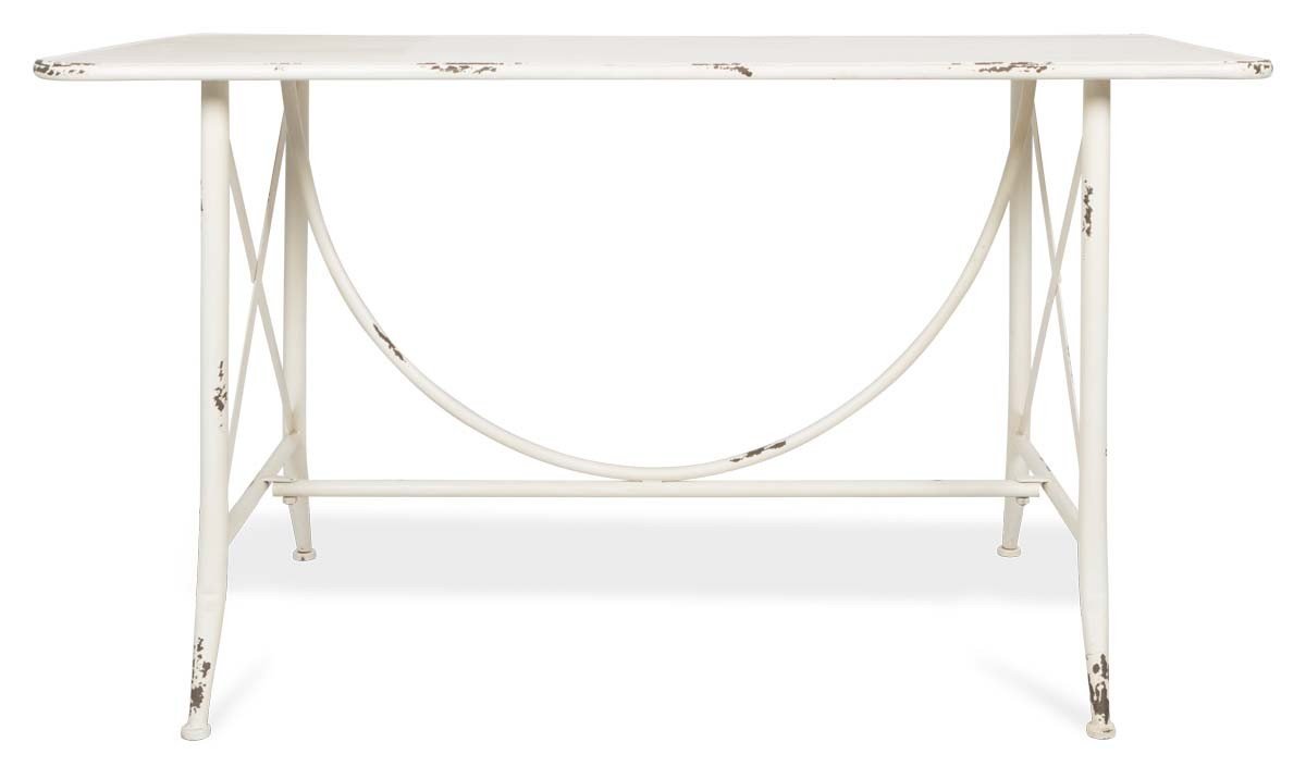 Metal Six Seater Rectangular Table-abc