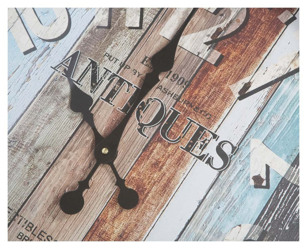 Hamptons Iron Fob Wall Clock-abc