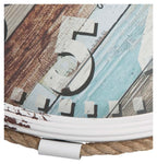 Hamptons Iron Fob Wall Clock-abc