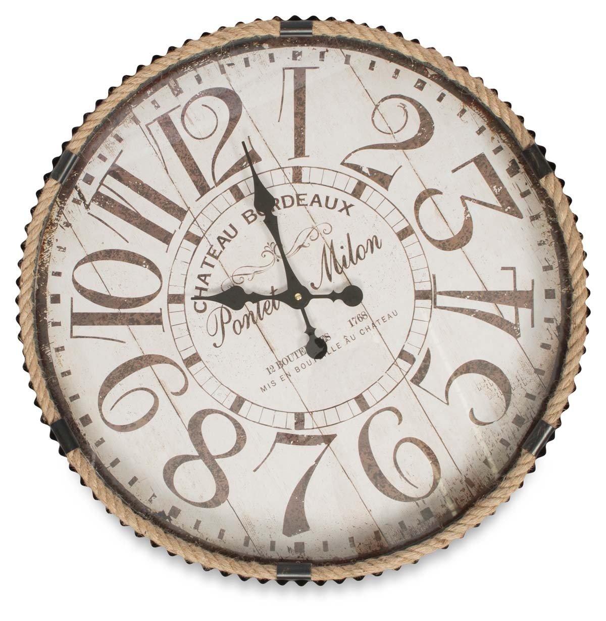 Rope Cord Iron Wall Clock 61cm-abc