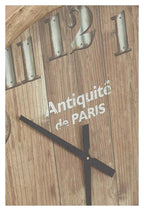 Wooden Paris Classic Clock - Natural-abc