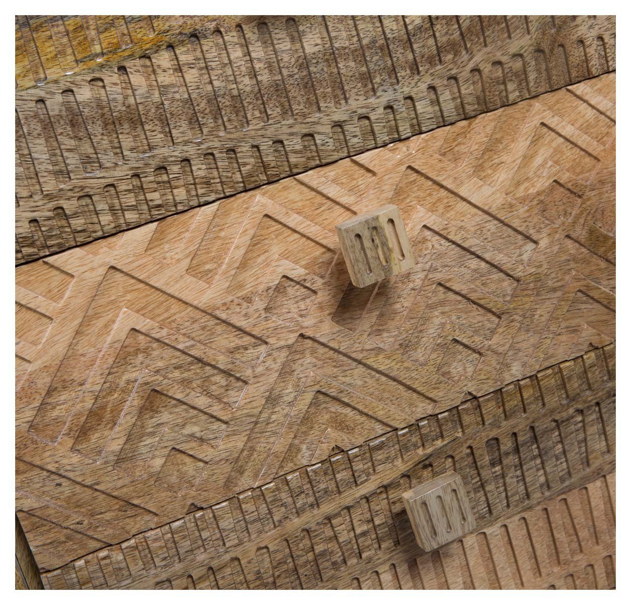 Ashanti Two Door, Three Drawer Mango Wood Sideboard-abc