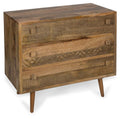 Ashanti Three Drawer Mango Wood Dresser-abc