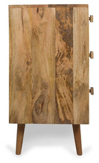 Ashanti Three Drawer Mango Wood Dresser-abc