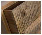 Ashanti Three Drawer Mango Wood Dresser-abc