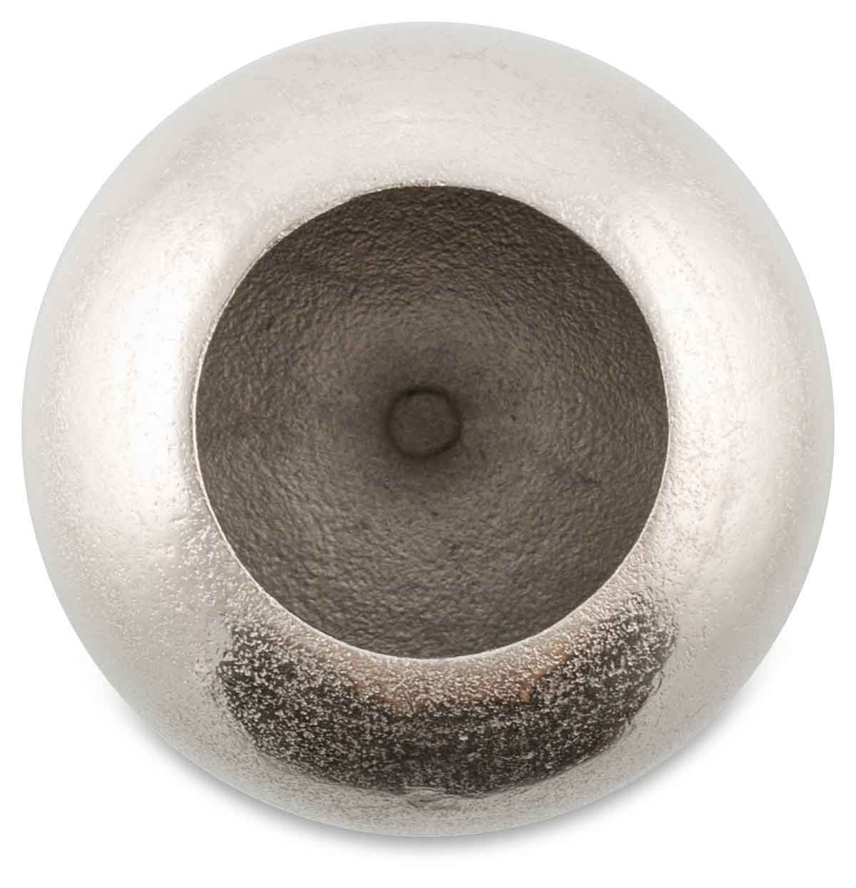 Pinda Wood and Aluminium Flower Vase Small-abc