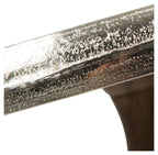 Pinda Aluminium and Wood Side Table Small-abc