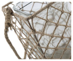 Makoto Jute and Glass Lantern-abc