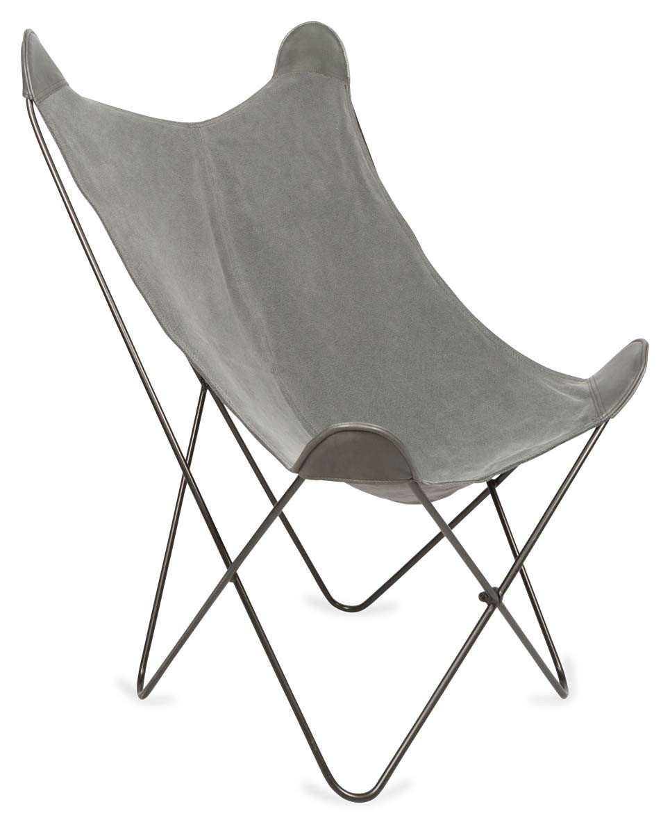 Akemi Cotton Butterfly Chair with Iron Frame Knock Down-abc