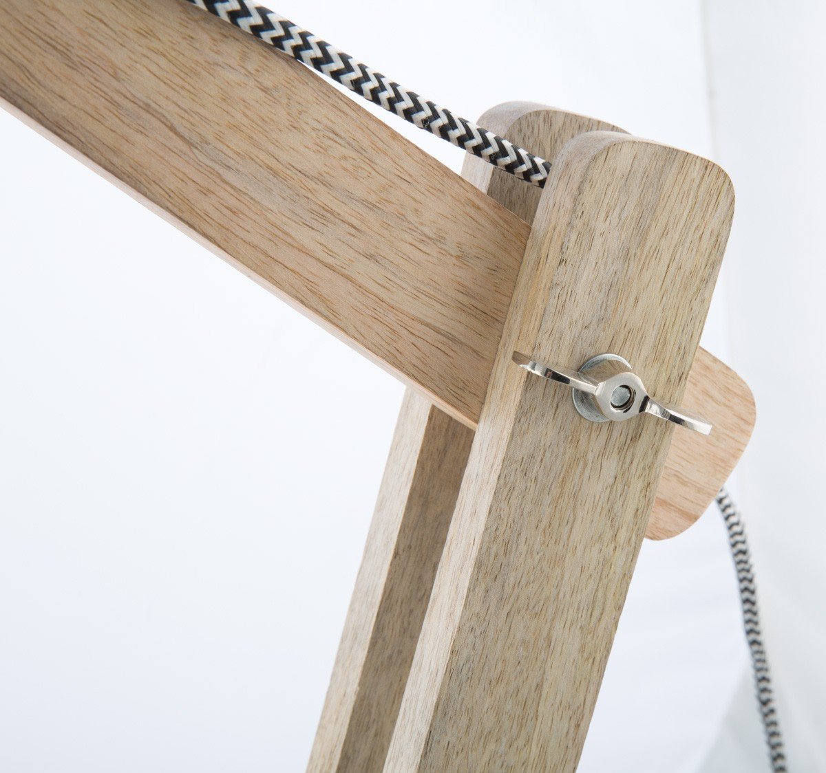 Chelsea Adjustable Wood and Iron Desk lamp-abc