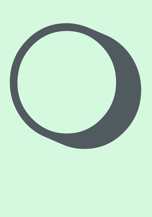 Poster Mint Circle 70 x 100 cm-abc