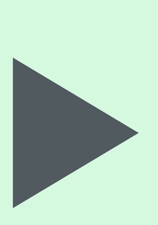 Poster Mint Triangle 70 x 100-abc