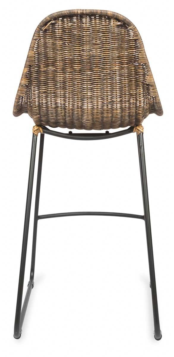 Dinda Rattan Counter Stool with Metal Legs-abc