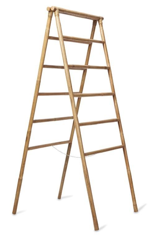 Rattan Folding Ladder - Natural-abc