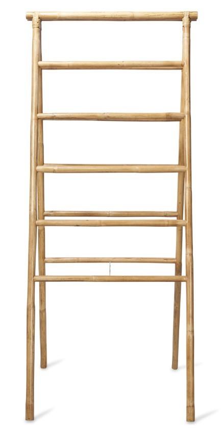 Rattan Folding Ladder - Natural-abc