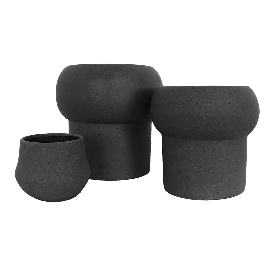 Jenssen Planter Large Black-abc