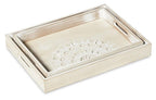 Set of 2 Lyon Wooden Trays-abc