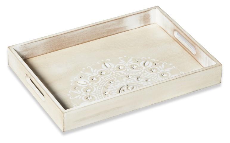 Set of 2 Lyon Wooden Trays-abc