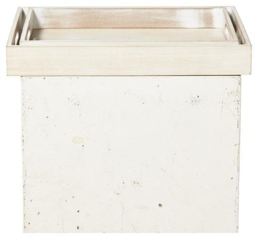 Set of 2 Lyon Wooden Trays-abc