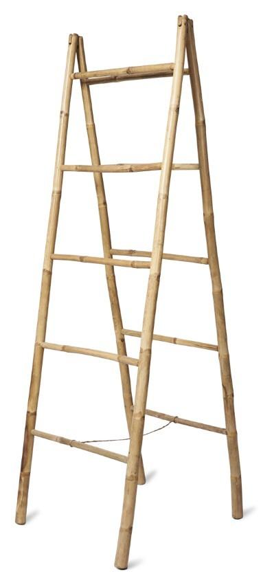 Bamboo 5 Step Ladder - Natural-abc