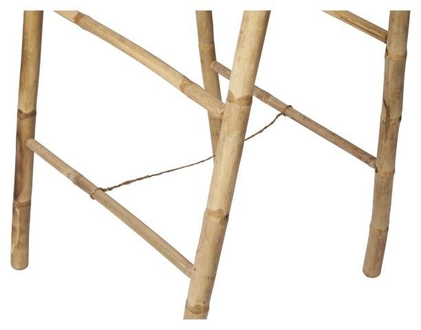 Bamboo 5 Step Ladder - Natural-abc