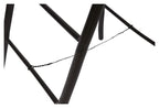 Bamboo 5 Step Ladder - Black-abc