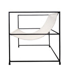 LINE Chair White Leather-abc