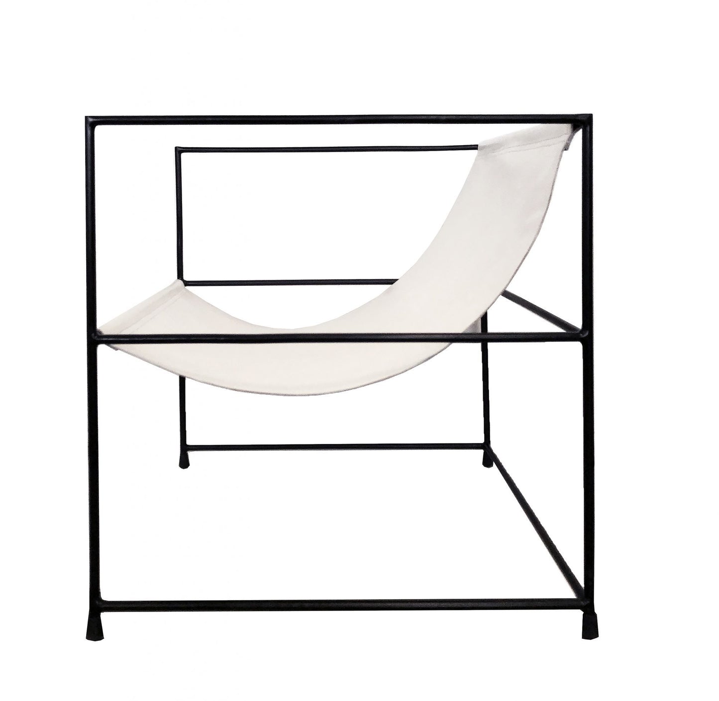 LINE Chair White Leather-abc