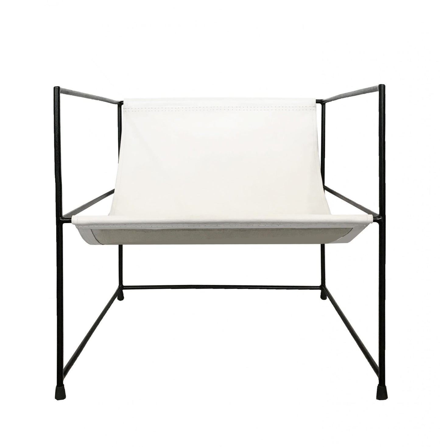 LINE Chair White Leather-abc