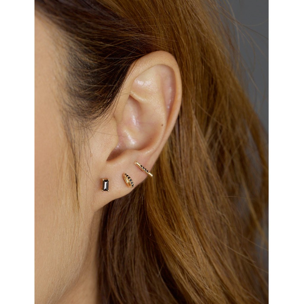 PAVÉ LINEA STUD, BLK DIAMOND-abc