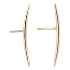 LONG ARC STUD EARRING-abc