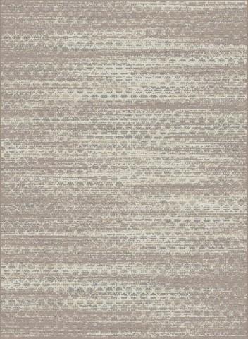 Polypropylene Rug Stripe - Brown/ Ivory-abc