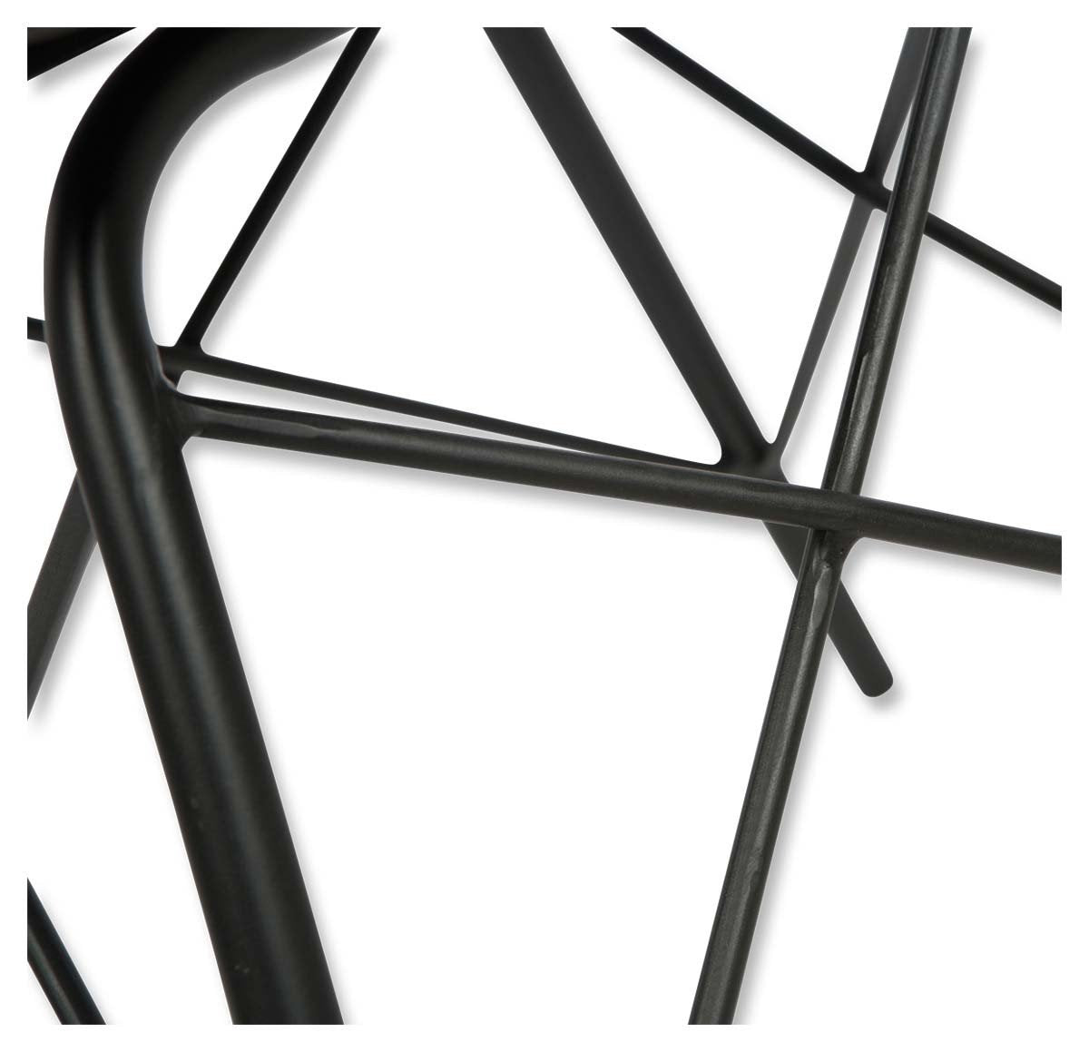 Capri Leather Dining Chair with Iron Legs-abc