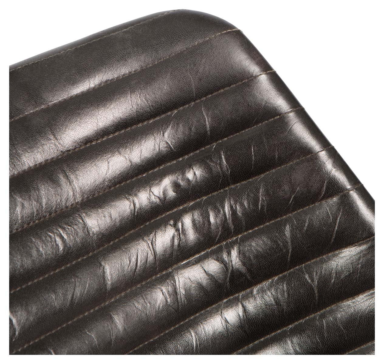 Capri Leather Bar Stoolwith Iron Legs-abc