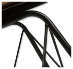 Capri Leather Bar Stoolwith Iron Legs-abc