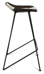 Archie Cowhide Bar Stool-abc