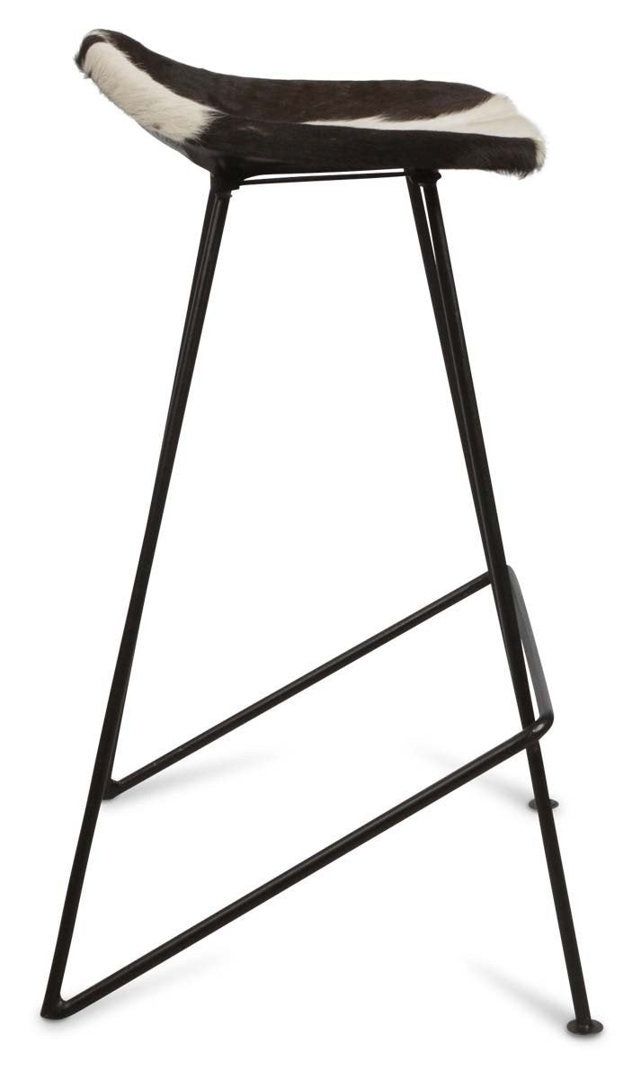 Archie Cowhide Bar Stool-abc