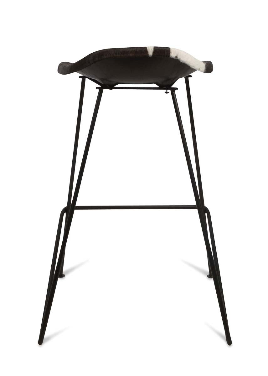 Archie Cowhide Bar Stool-abc