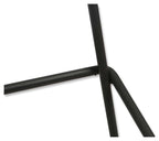 Archie Leather 75cm Bar Stool with Iron Legs-abc