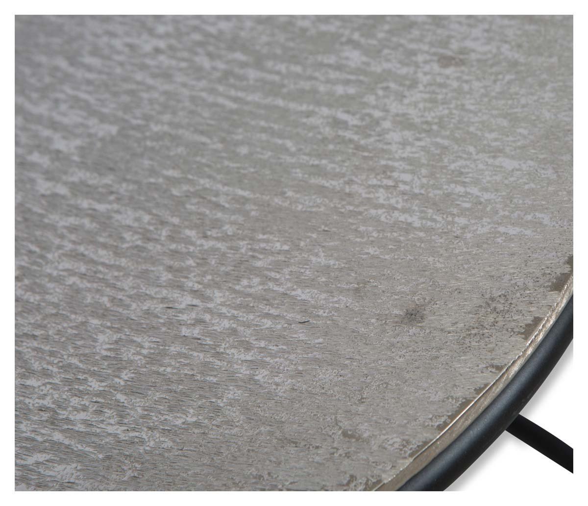 Bromley Aluminium Set of Two Round Nesting Tables-abc