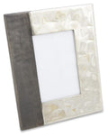 Aluminium Welding Rectangular Photo Frame Large - Graphite/Silver-abc