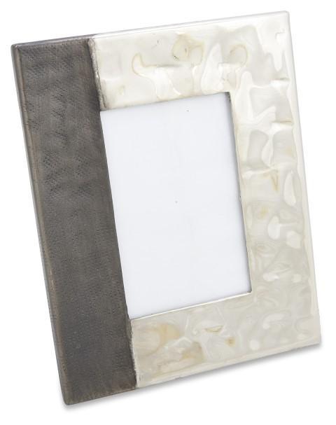 Aluminium Welding Rectangular Photo Frame Large - Graphite/Silver-abc