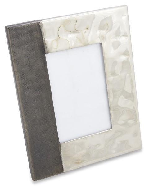 Aluminium Welding Rectangular Photo Frame Large - Graphite/Silver-abc