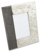Aluminium Welding Rectangular Photo Frame Large - Graphite/Silver-abc