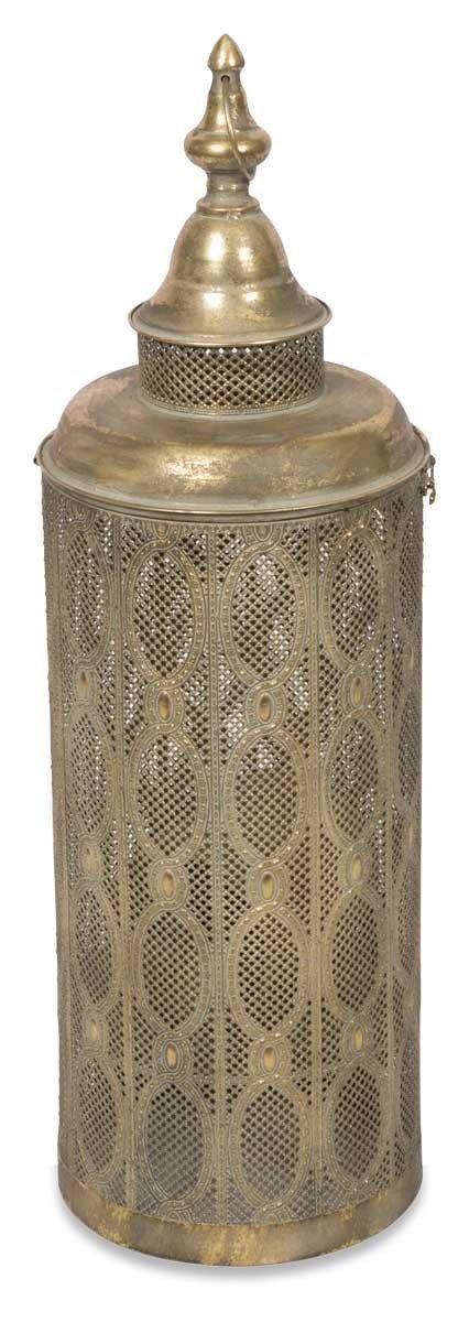 Aladdin Metal Filigree Candle Lantern Small-abc