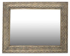 Free Standing Filigree Metal Floor Mirror-abc