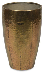 Set of 3 Metal Planter Pots-abc