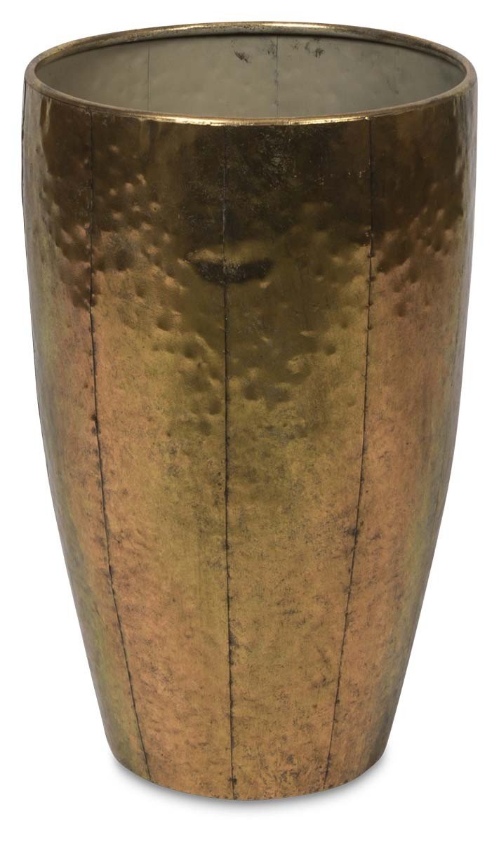 Set of 3 Metal Planter Pots-abc
