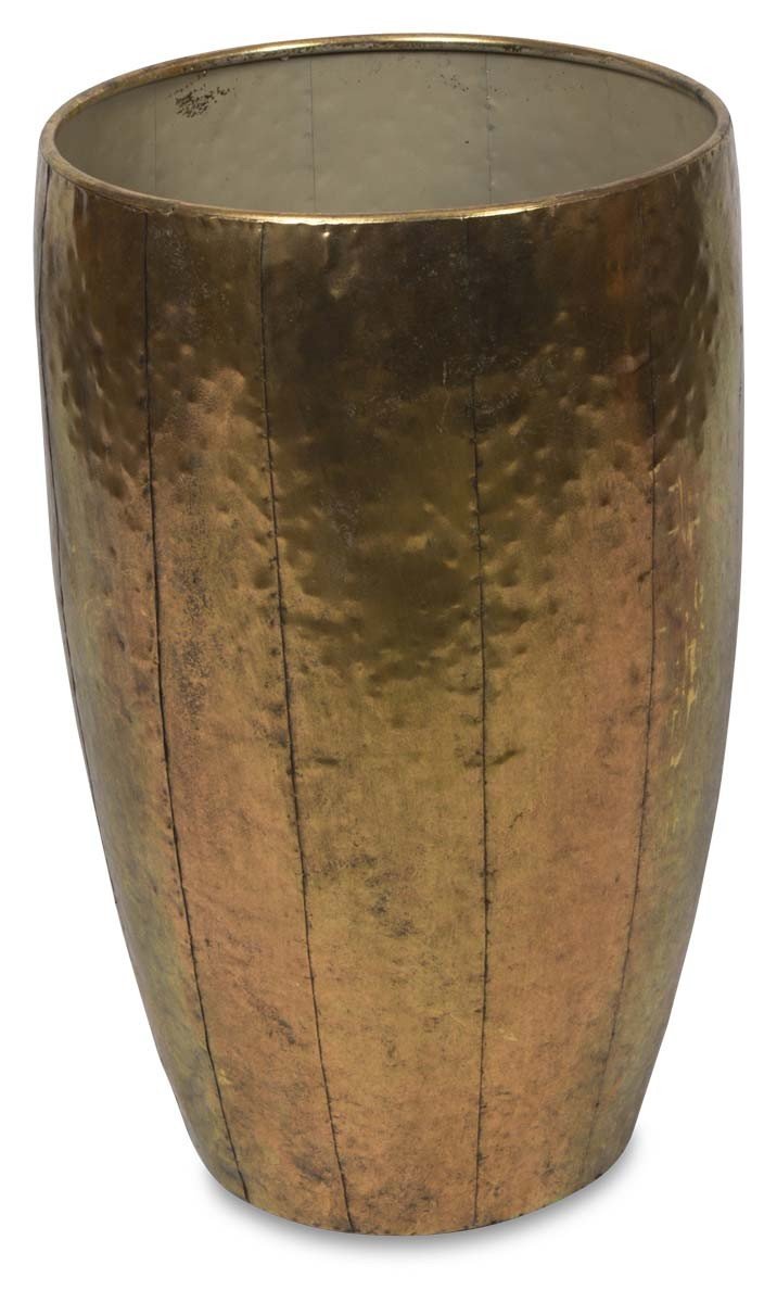 Set of 3 Metal Planter Pots-abc